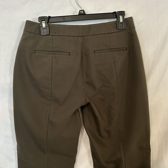 Express Columist Skinny Mid Rise Slim Leg Trouser Dress Pant Black 6R - Picture 3 of 11